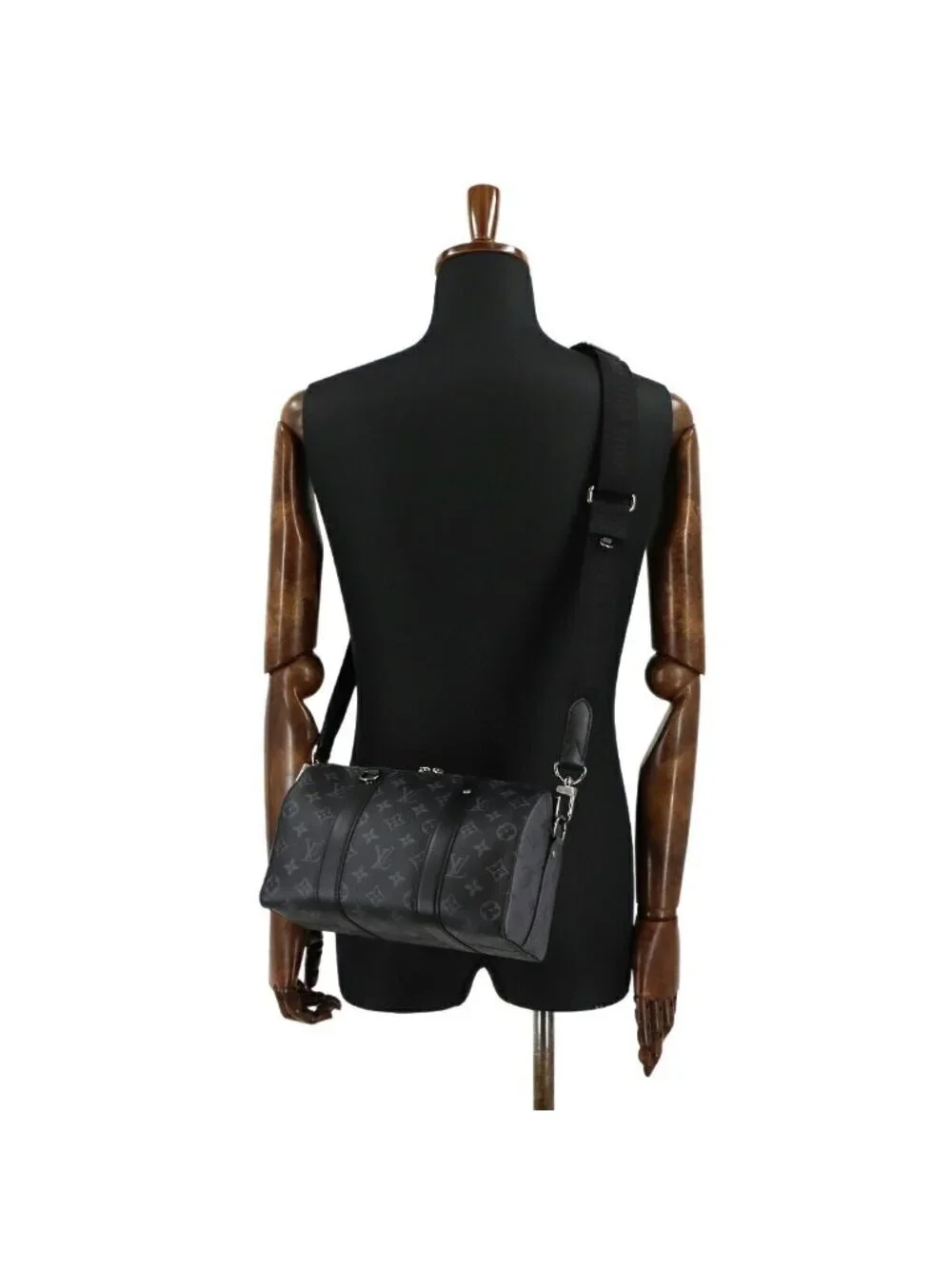 Louis Vuitton Monogram Eclipse Reverse City Keepall Shoulder Bag - Picture 9 of 9